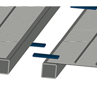 Element Joint with Welded-on Clamping Plates