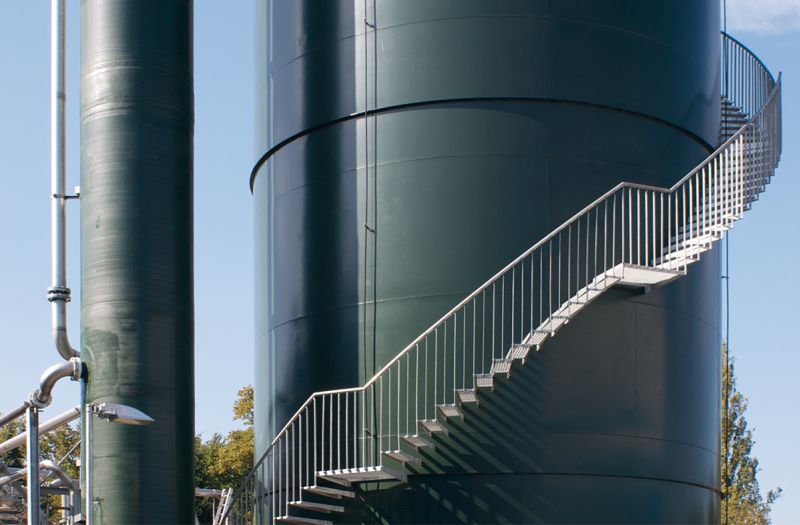 Scale per l'industria e scale di manutenzione Scale per i rivestimenti di serbatoi