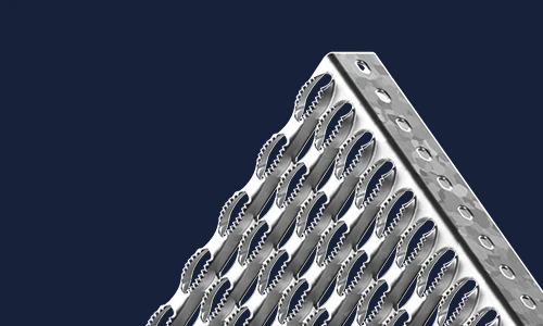 Sheet metal profile gratings