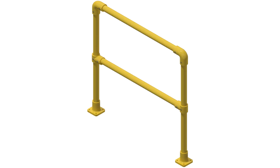 GRP round tube railing