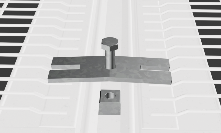 FSM screw connection on HALFEN rail HM 50/30