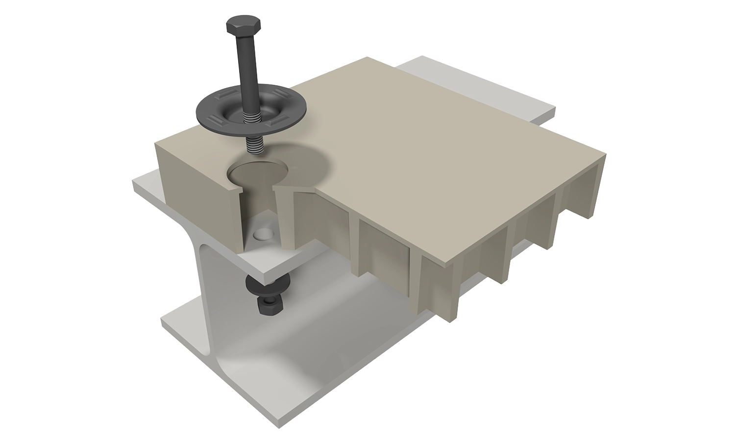 MEISER: GRP safety floor direct screw connection M2000