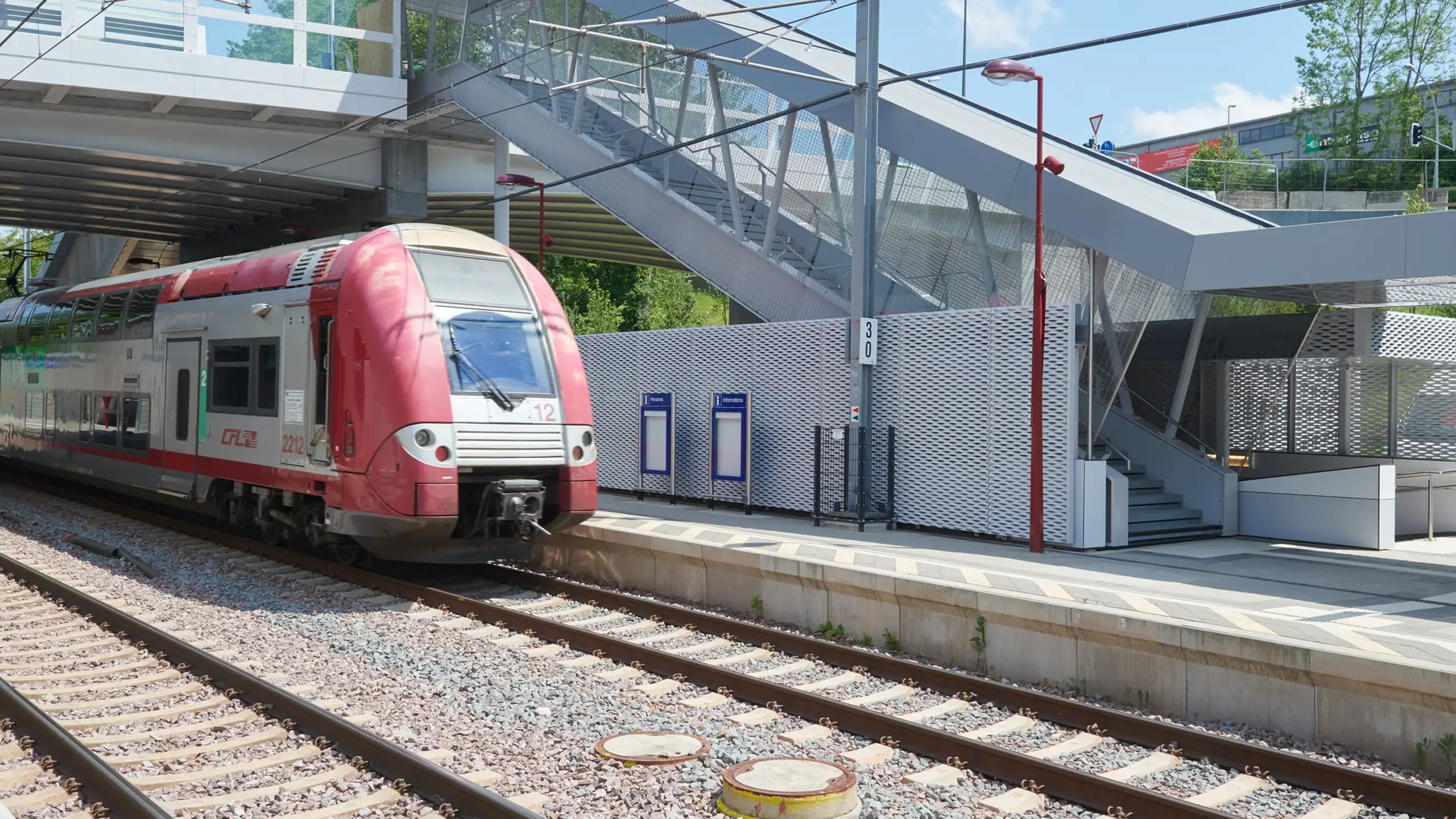 Inspiration & Projekte: Bahnhof Cents-Hamm Luxemburg