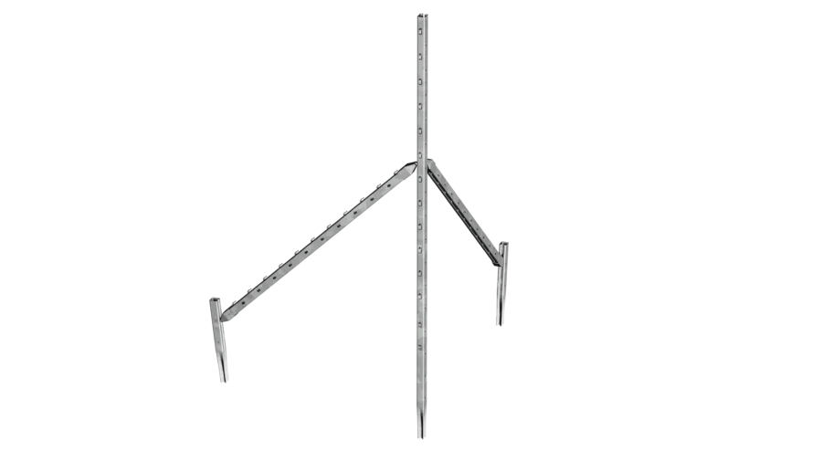 Strut and abutment