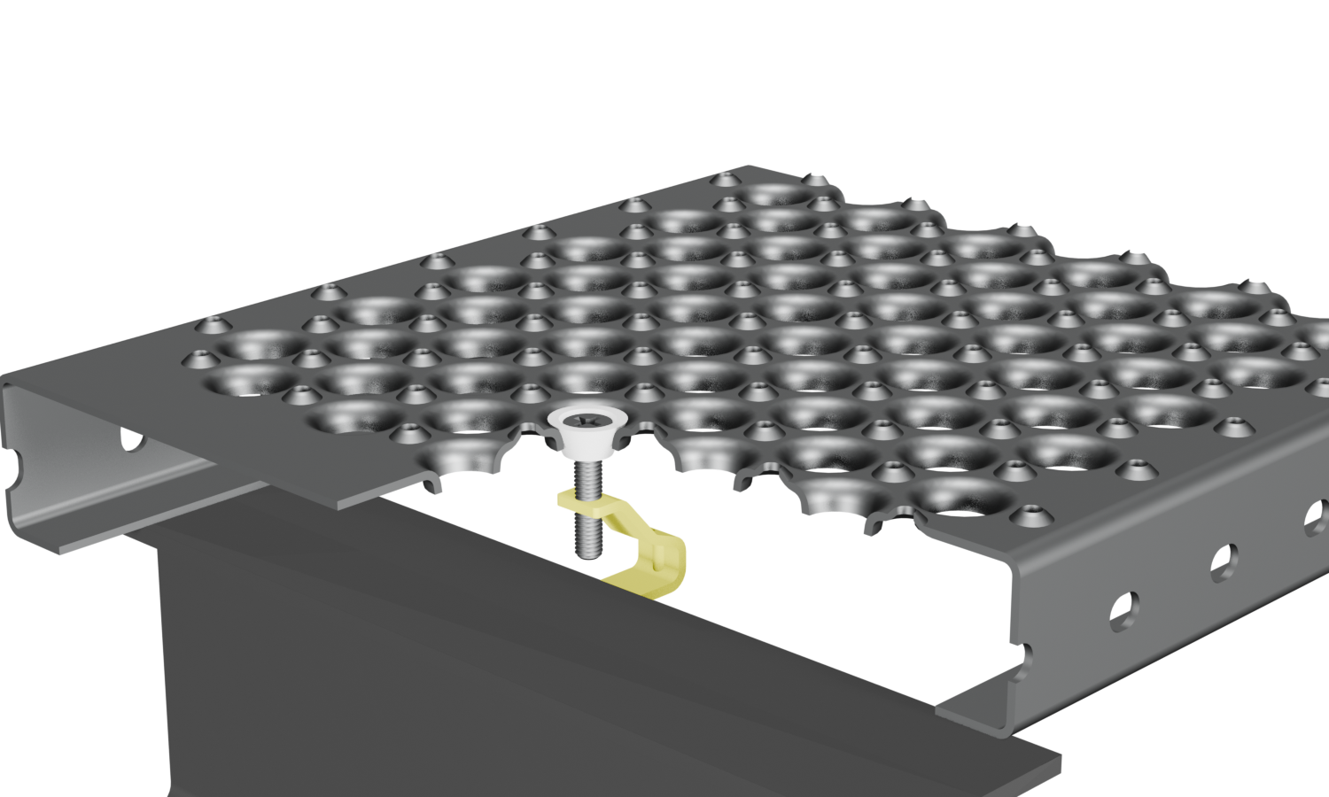MEISER: BPR Plastic grommet with countersunk hole