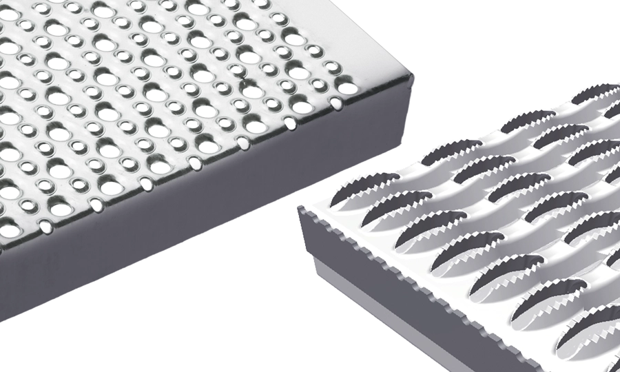 Sheet metal profile steps