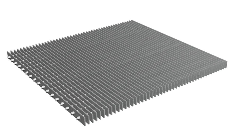 Slatted gratings