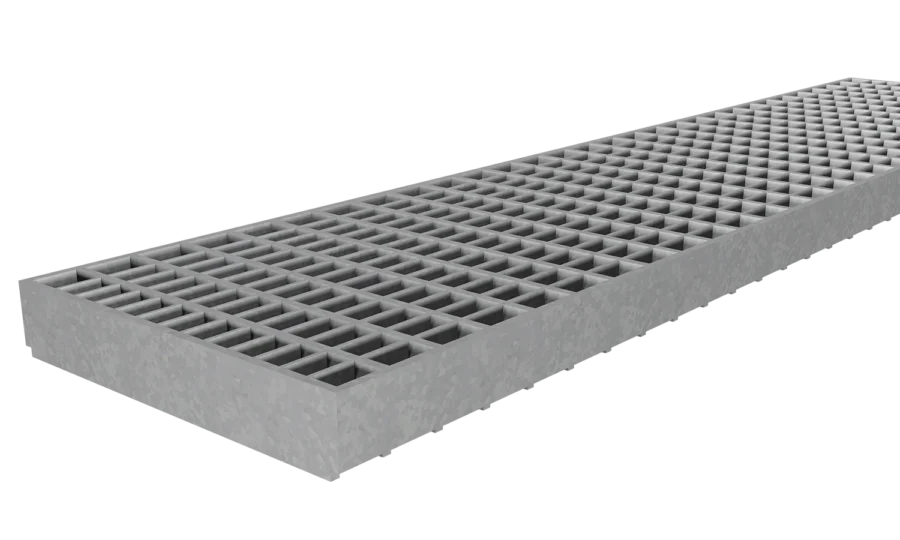 Gutter gratings